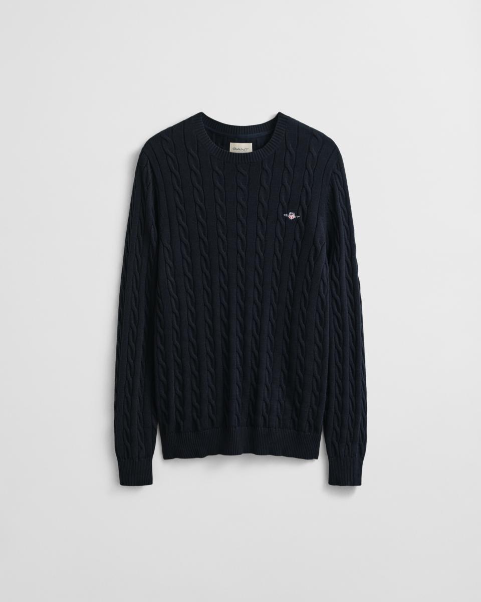 Herren Zopfstrick-Pullover