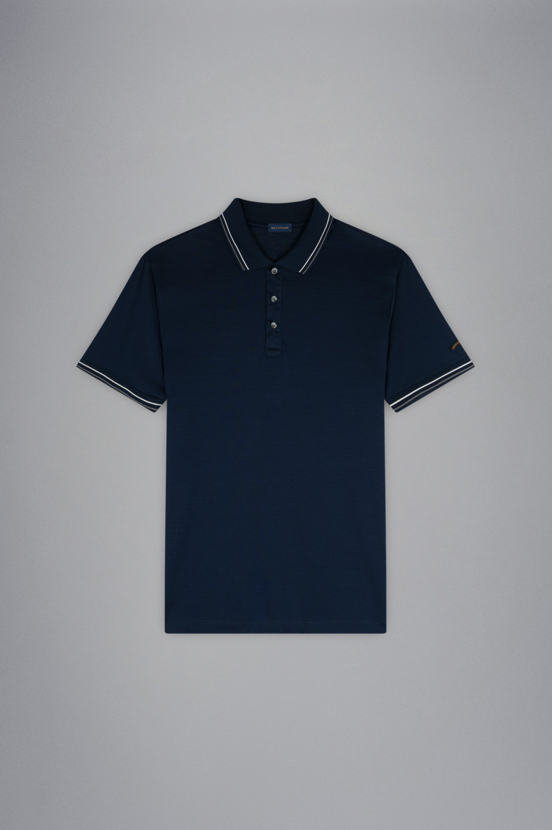 Herren Poloshirt mit Kontrastdetails