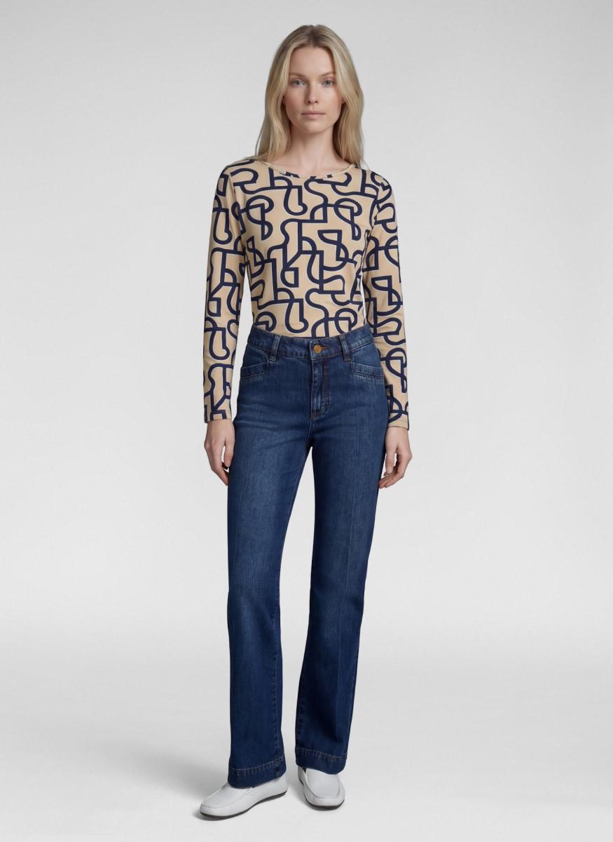 Damen Langarmshirt Checks Please