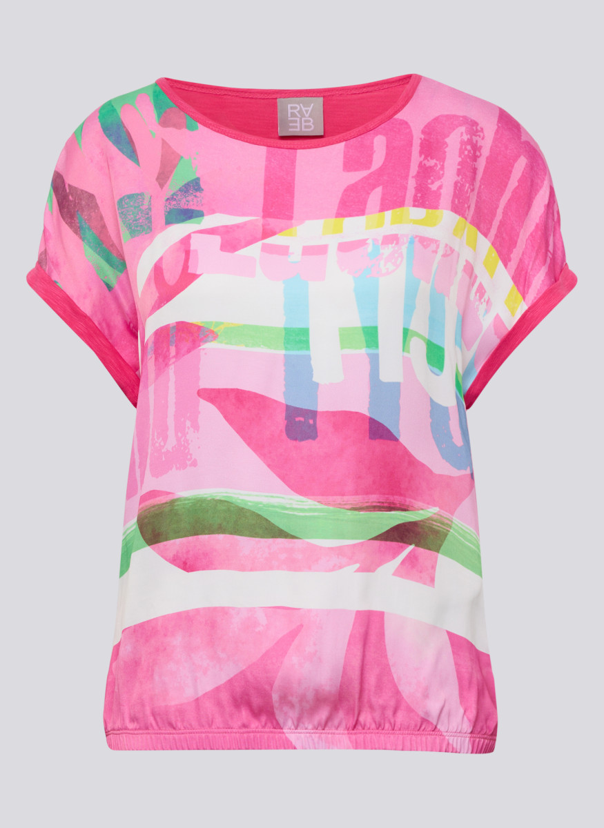 Damen T-Shirt Colour Clash