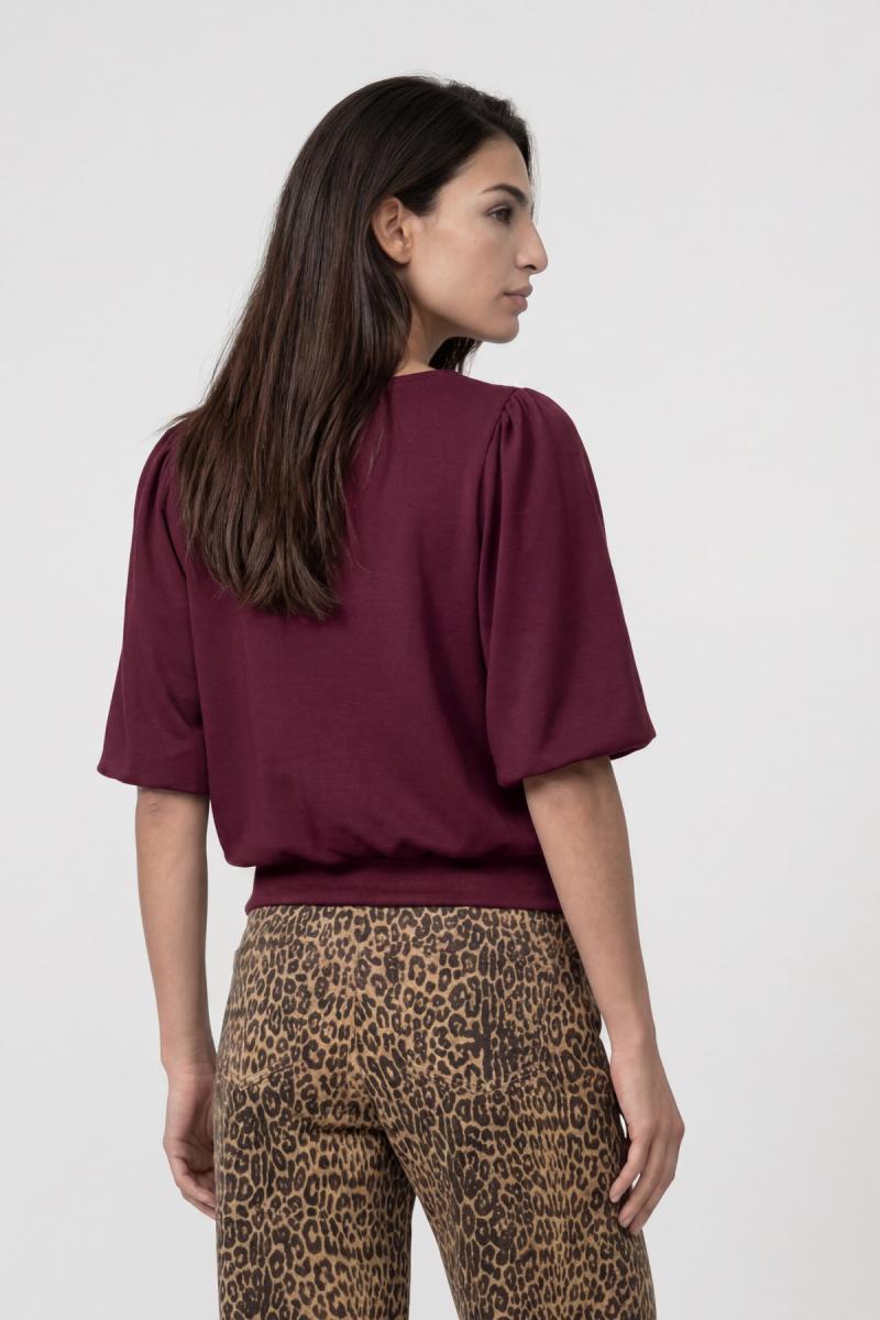 Damen Sweatshirt mit Puffärmeln