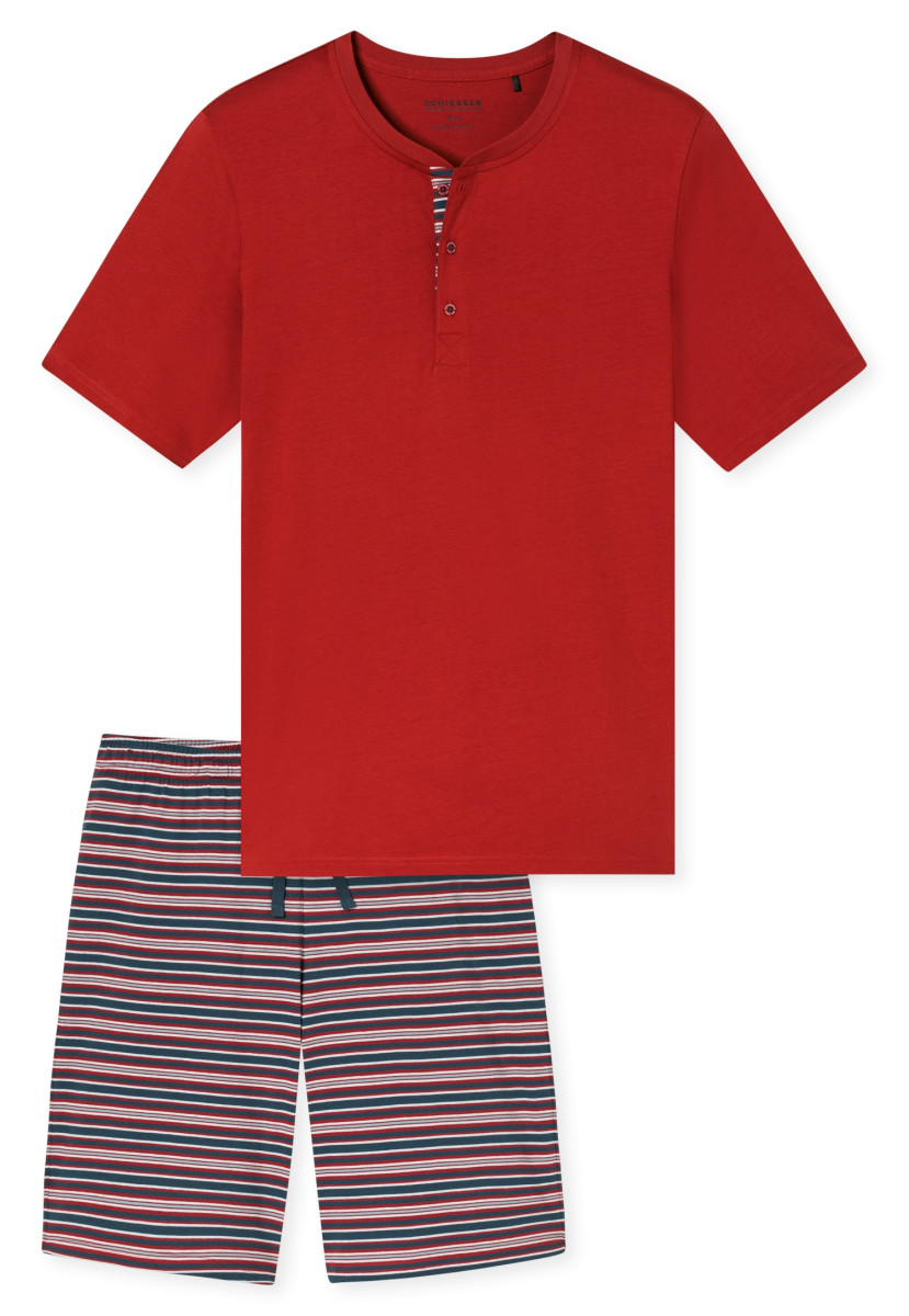 Herren Schlafanzug Kurz