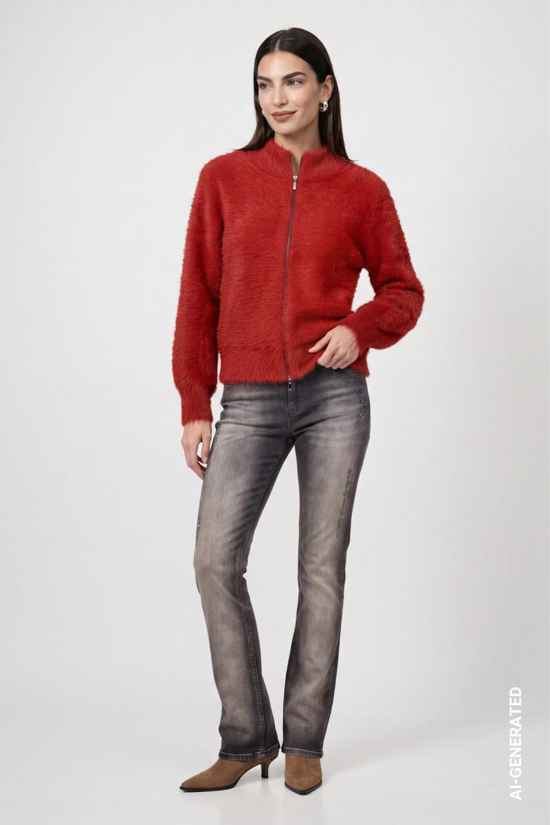 Damen Strickjacke
