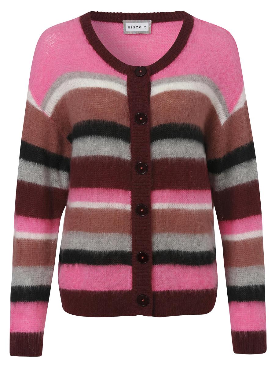 Curvy Strickjacke Ringel