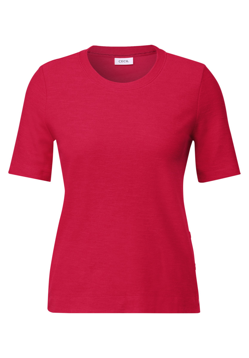 Damen T-Shirt Bouclé