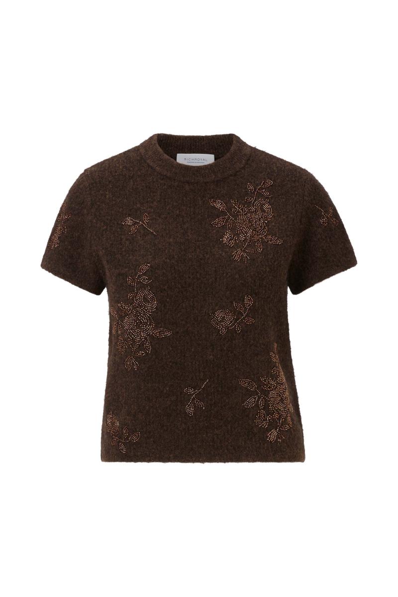 Damen Kurzarm-Pullover