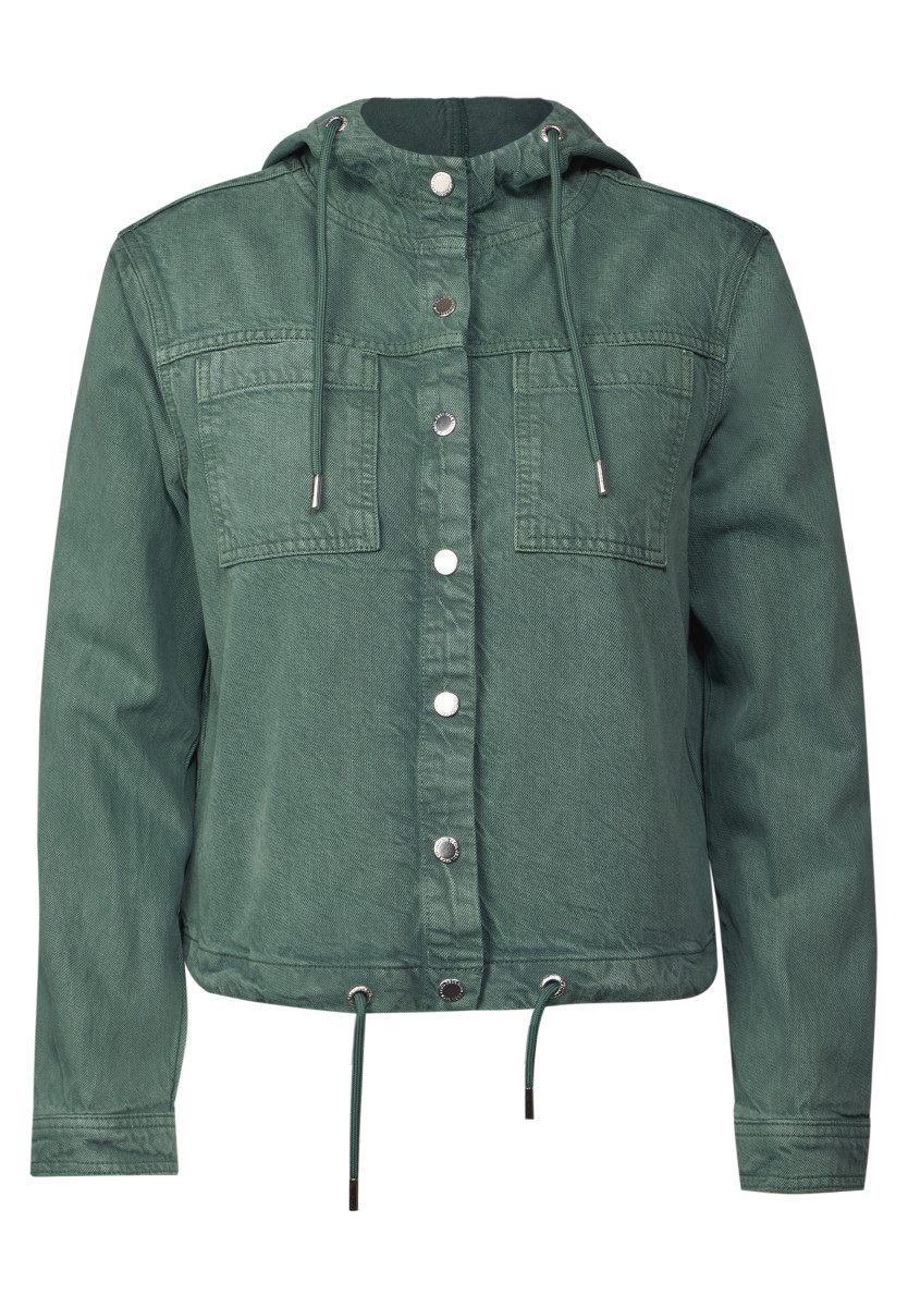 Damen Overshirt mit Kapuze