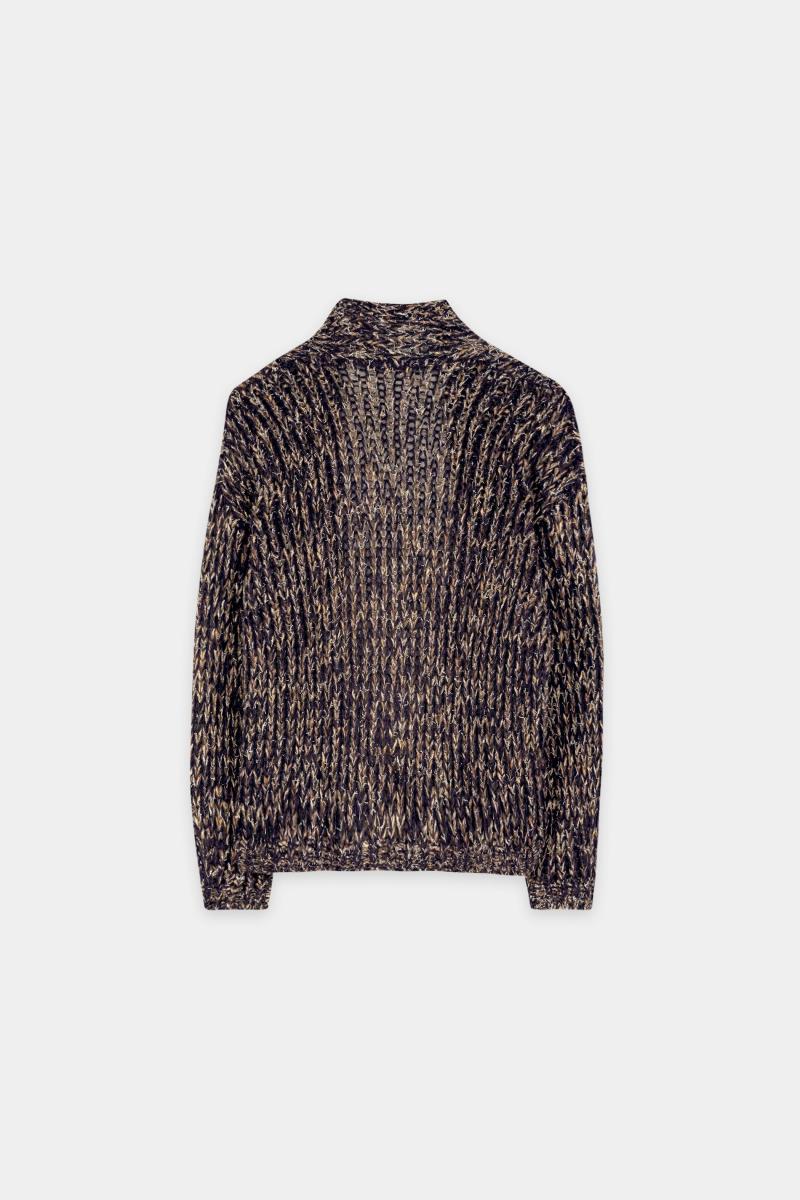 Damen Cardigan mit Mouliné-Struktur