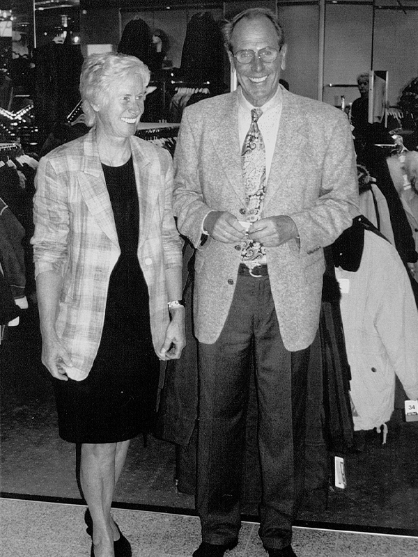 Historische Aufnahme von Karin und Peter Cohrs