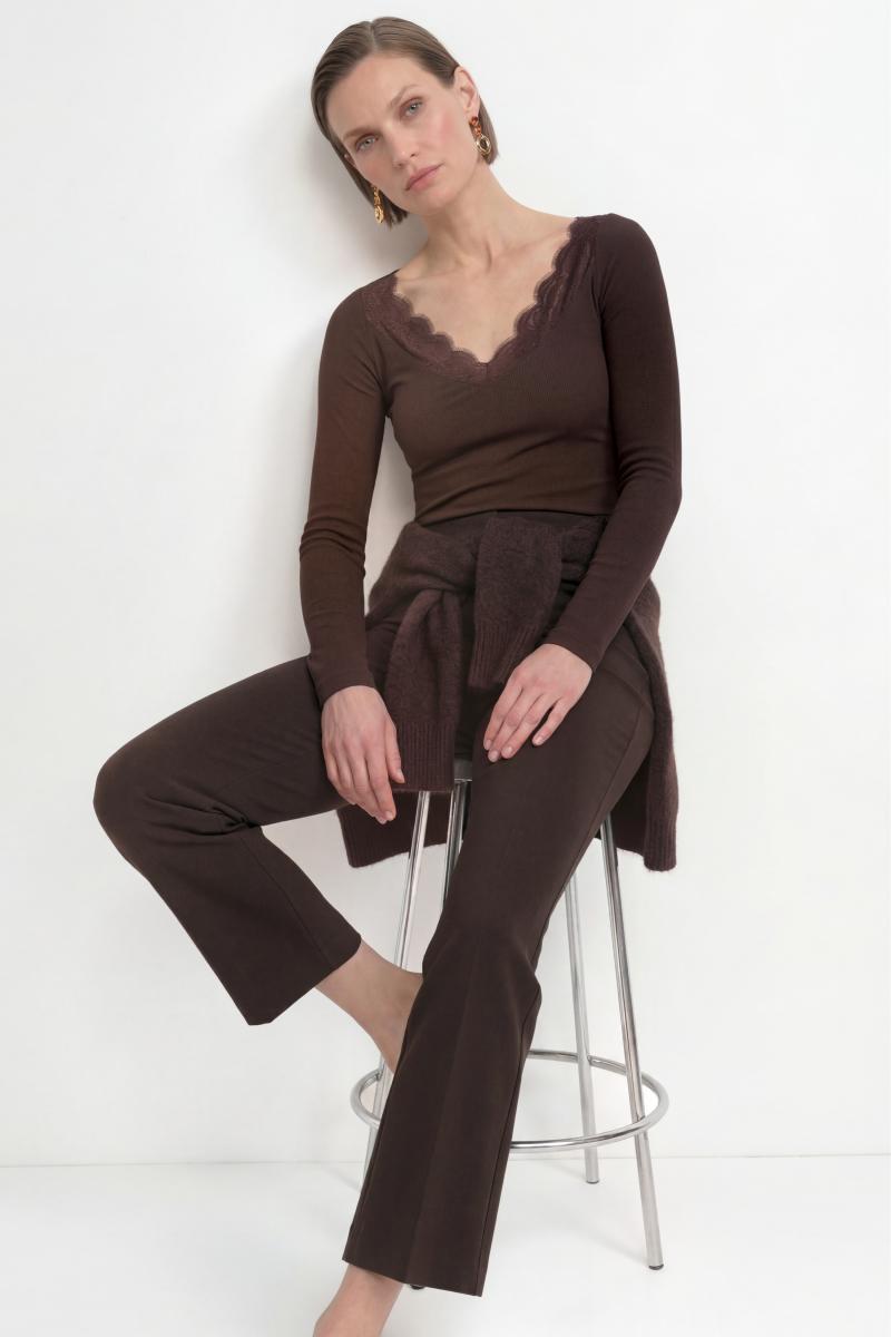 Damen Langarmshirt Lace