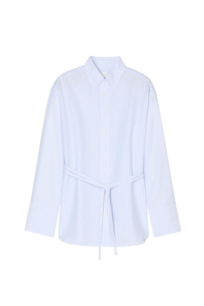 Oxford-Hemdbluse mit Gürtel