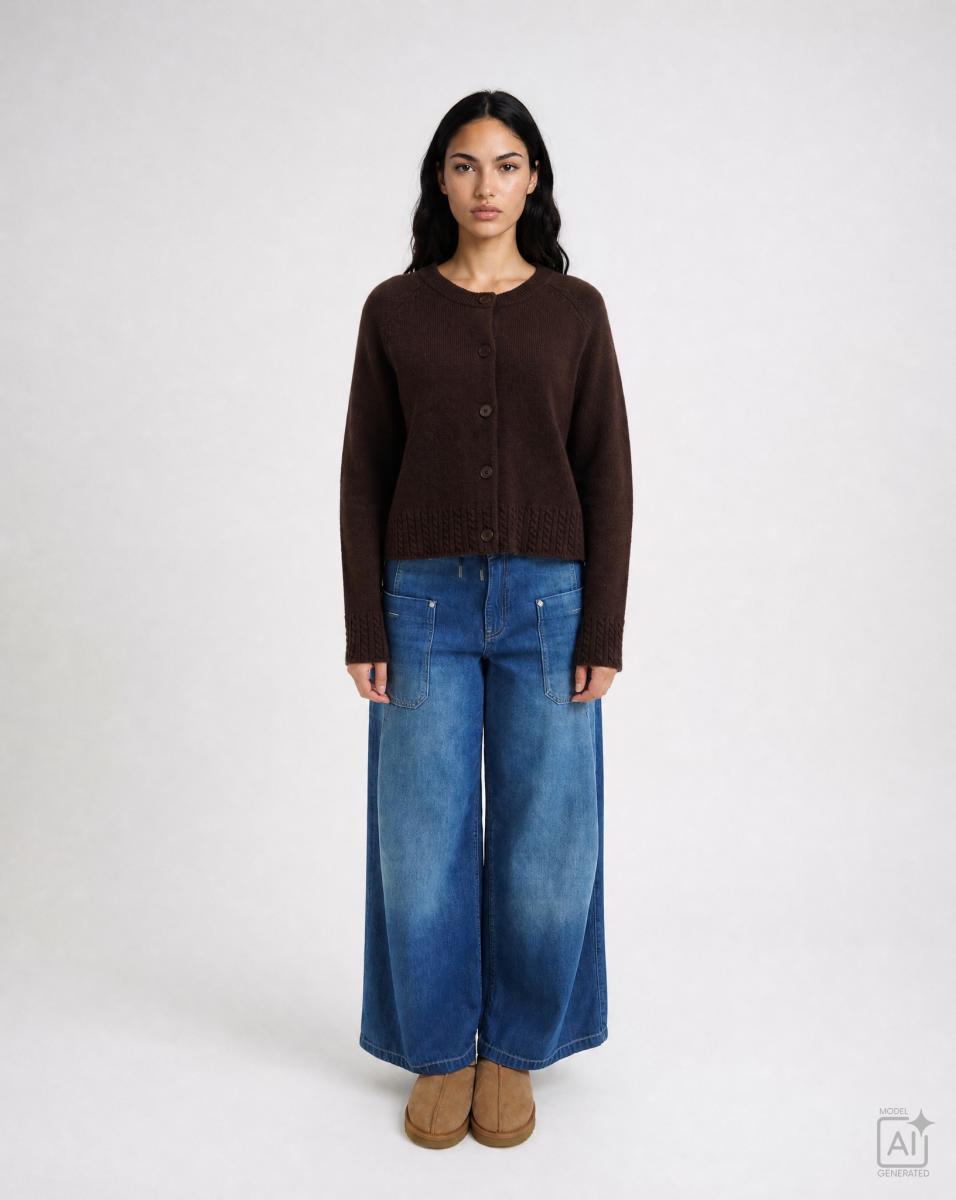 Damen Strickjacke