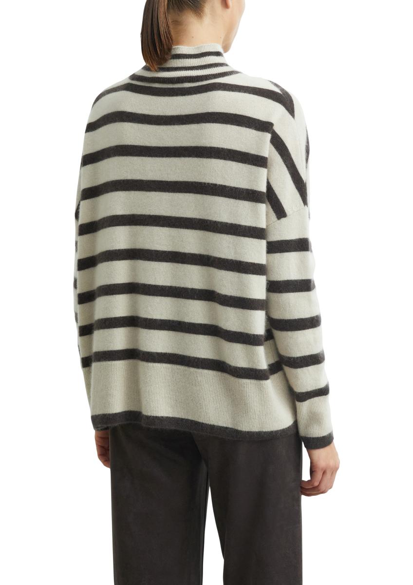 Damen Strickpullover mit Streifen