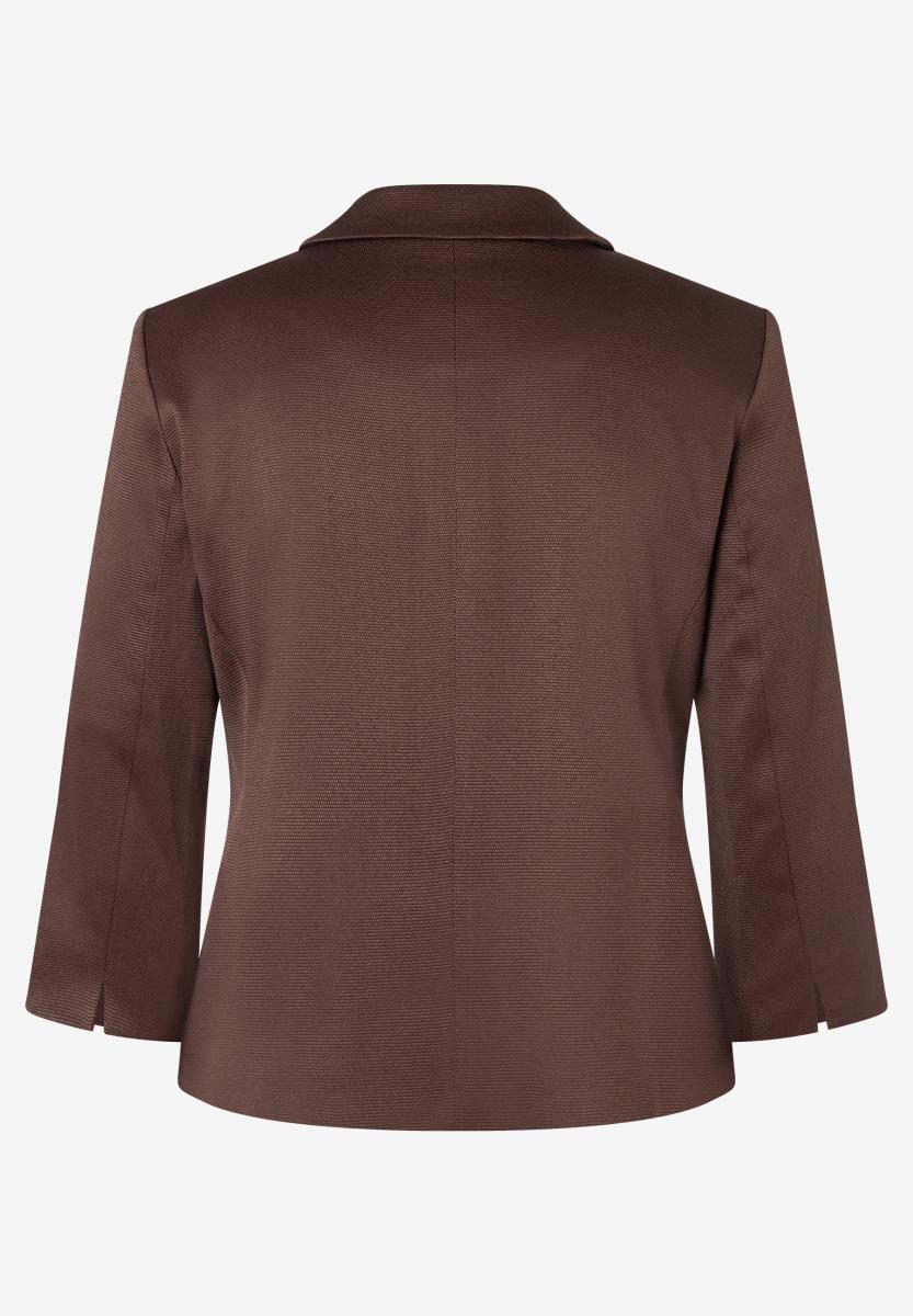 Blazer mit Rips-Struktur