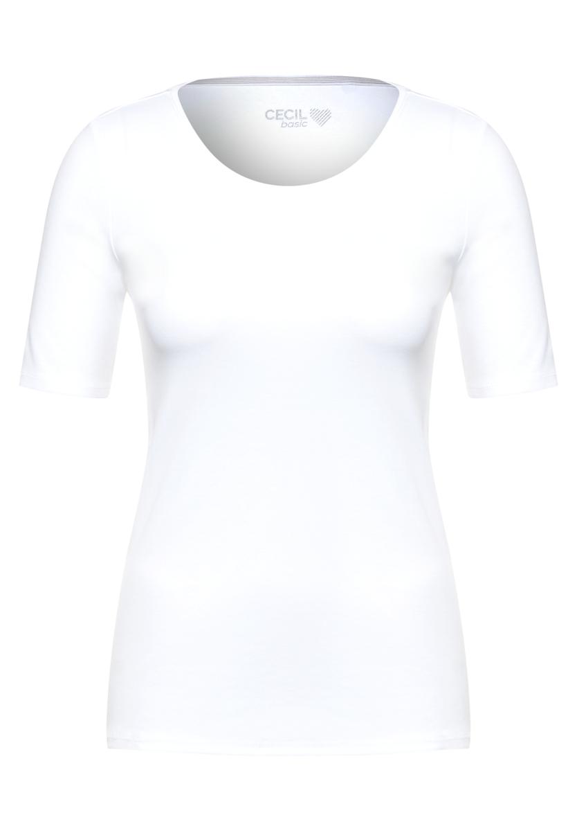 Damen T-Shirt in Unifarbe