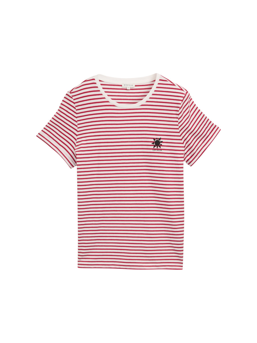 Damen T-Shirt mit Streifenmuster