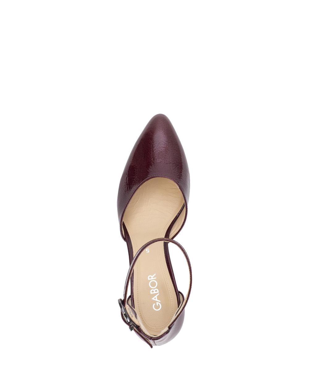 Spangenpumps Lackleder