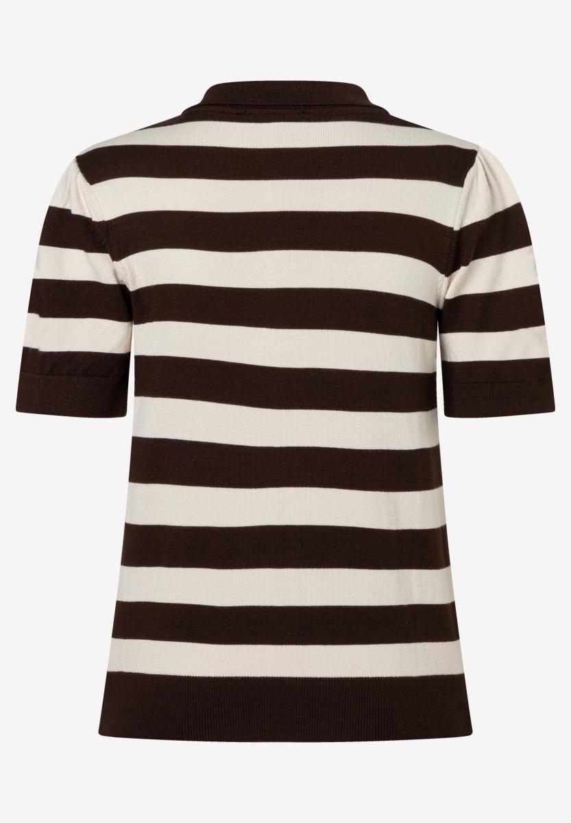 Damen Strick-Poloshirt