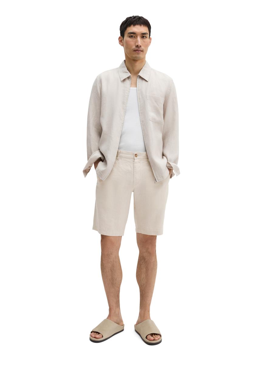 Herren Leinen-Overshirt