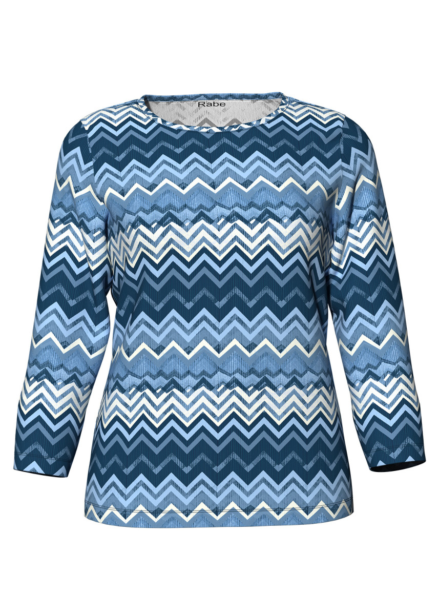 Damen Langarmshirt Nordic Blue