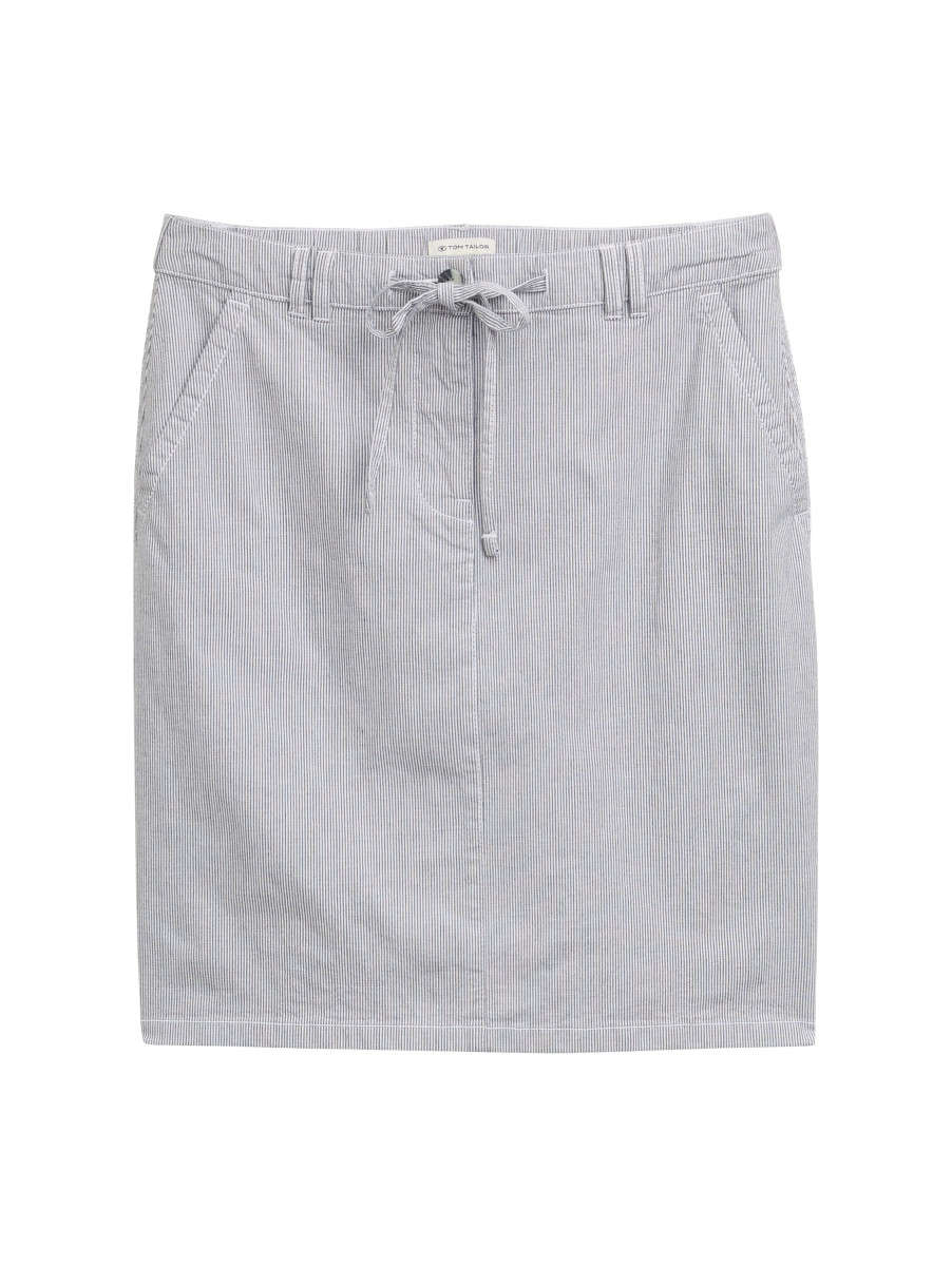 Chino-Rock mit Kordelzug