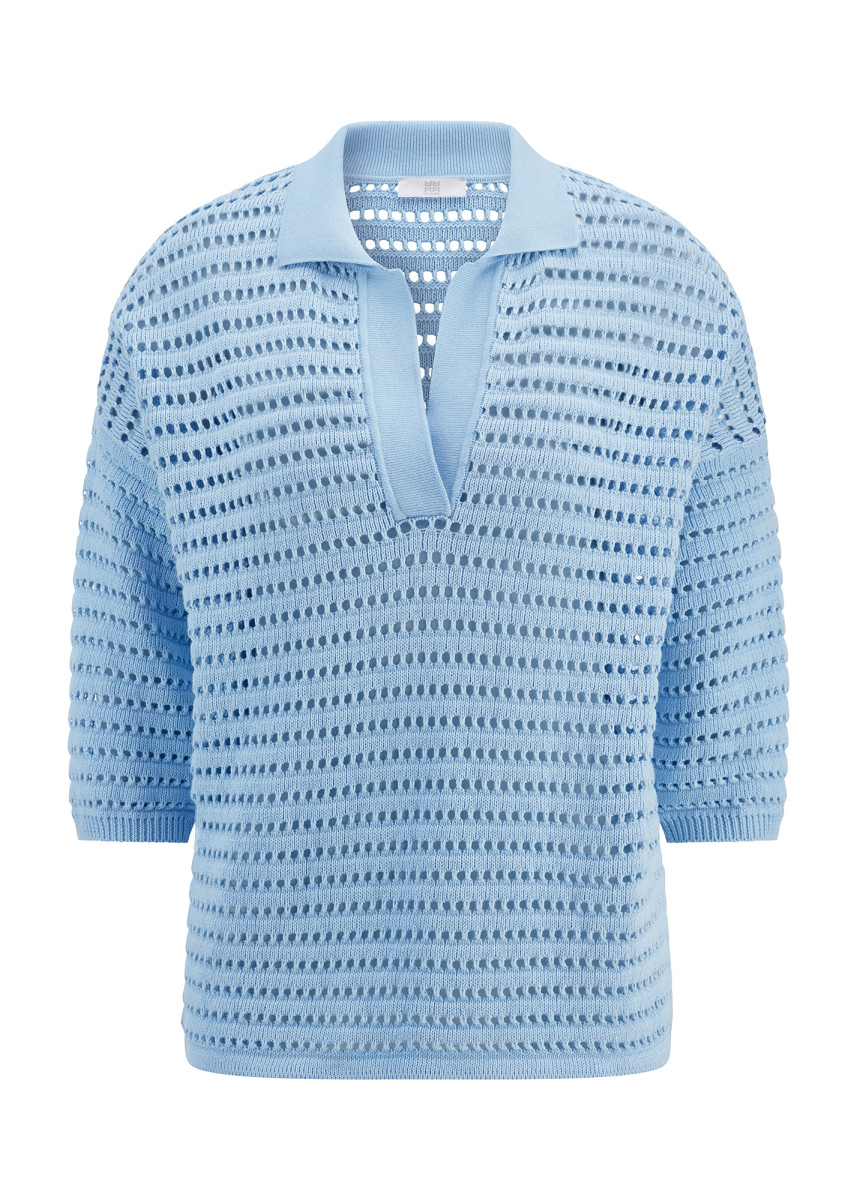 Damen Kurzarm-Pullover