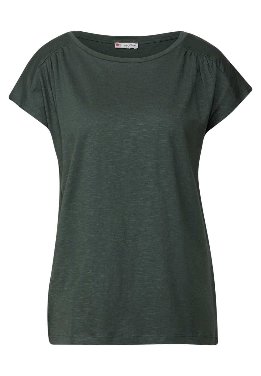 Damen Shirt mit Raffung