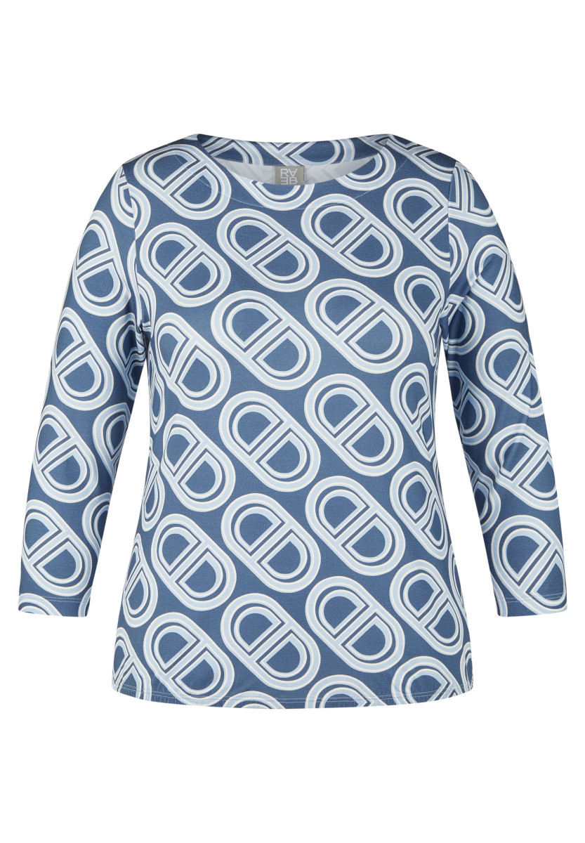 Damen Langarmshirt Nordic Blue