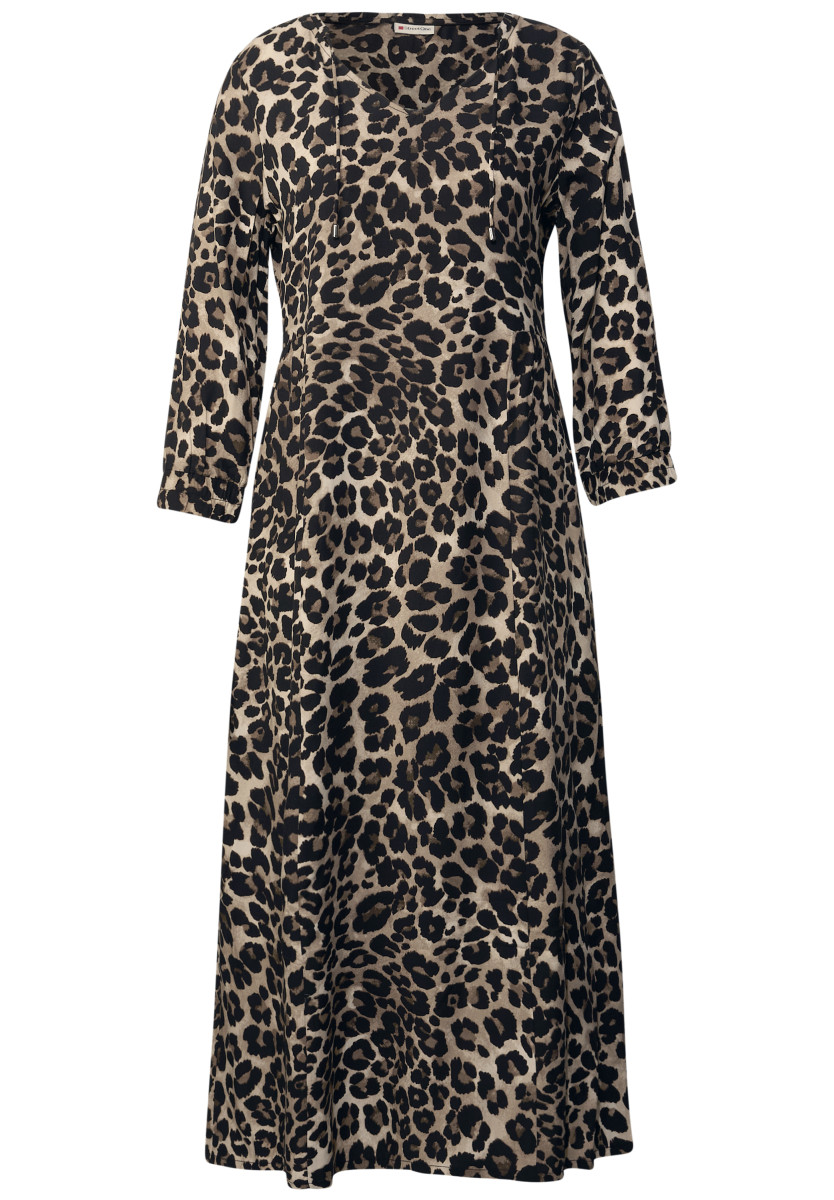 Midi-Kleid Gemustert