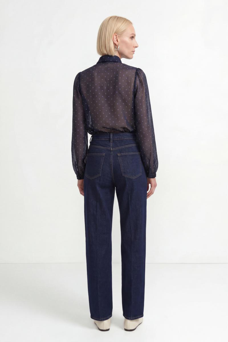 Damen Jeans Rinsed Barrel