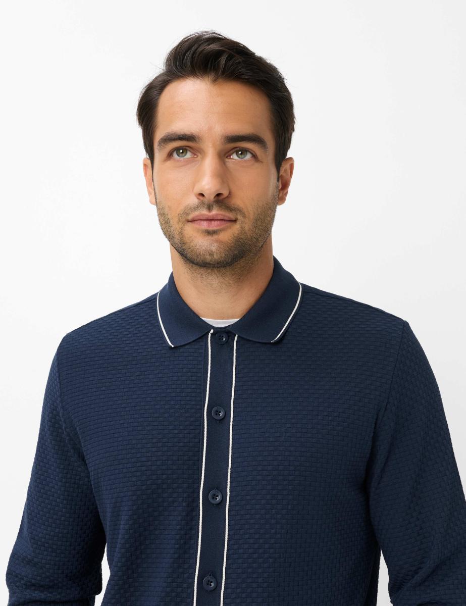 Herren Strickpolo Style Paris
