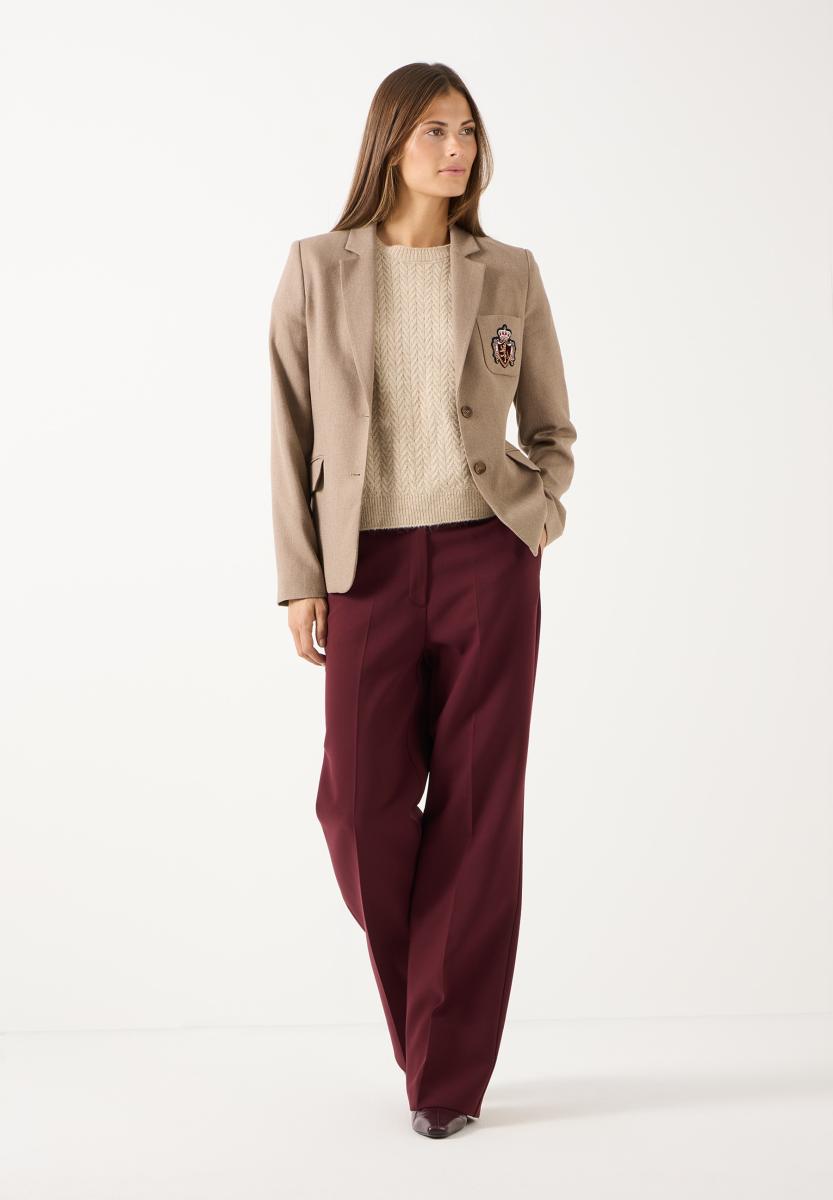 Damen Blazer Mit Emblem