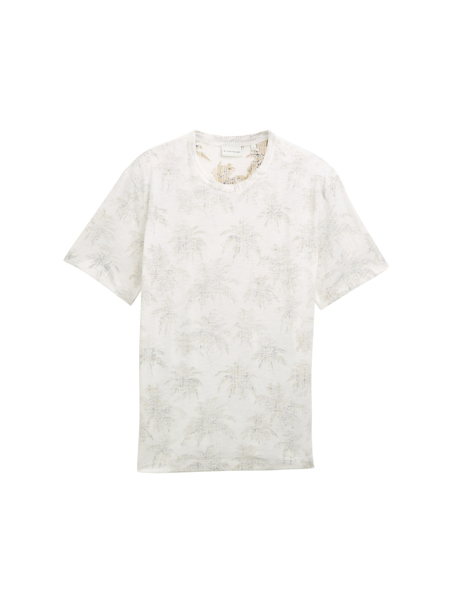 Herren T-Shirt mit Palmen-Print