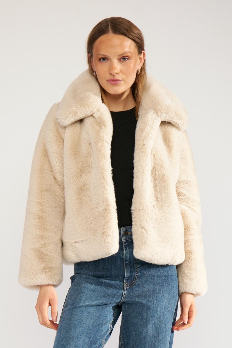 Damen Teddy-Jacke Nuseta