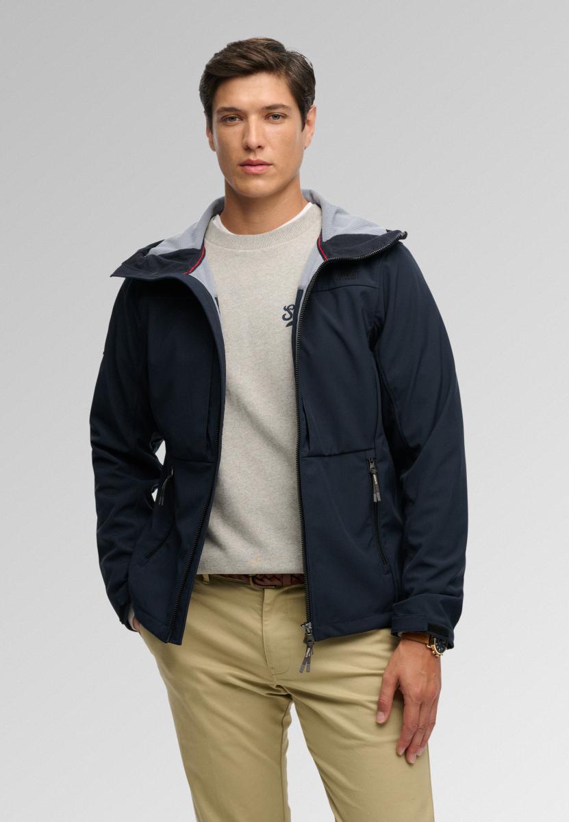 Herren Jacke Trekker mit Kapuze
