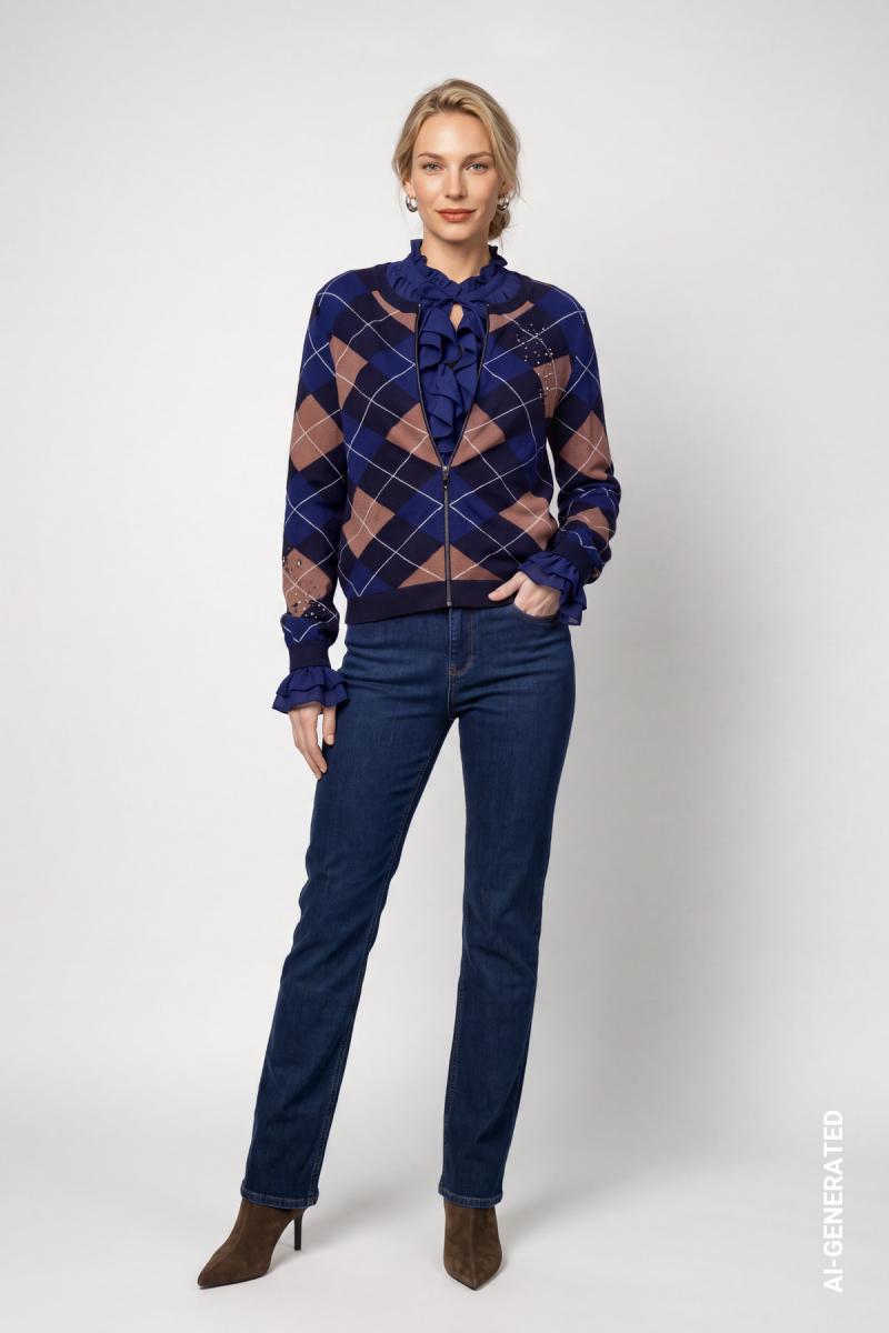 Damen Strickjacke