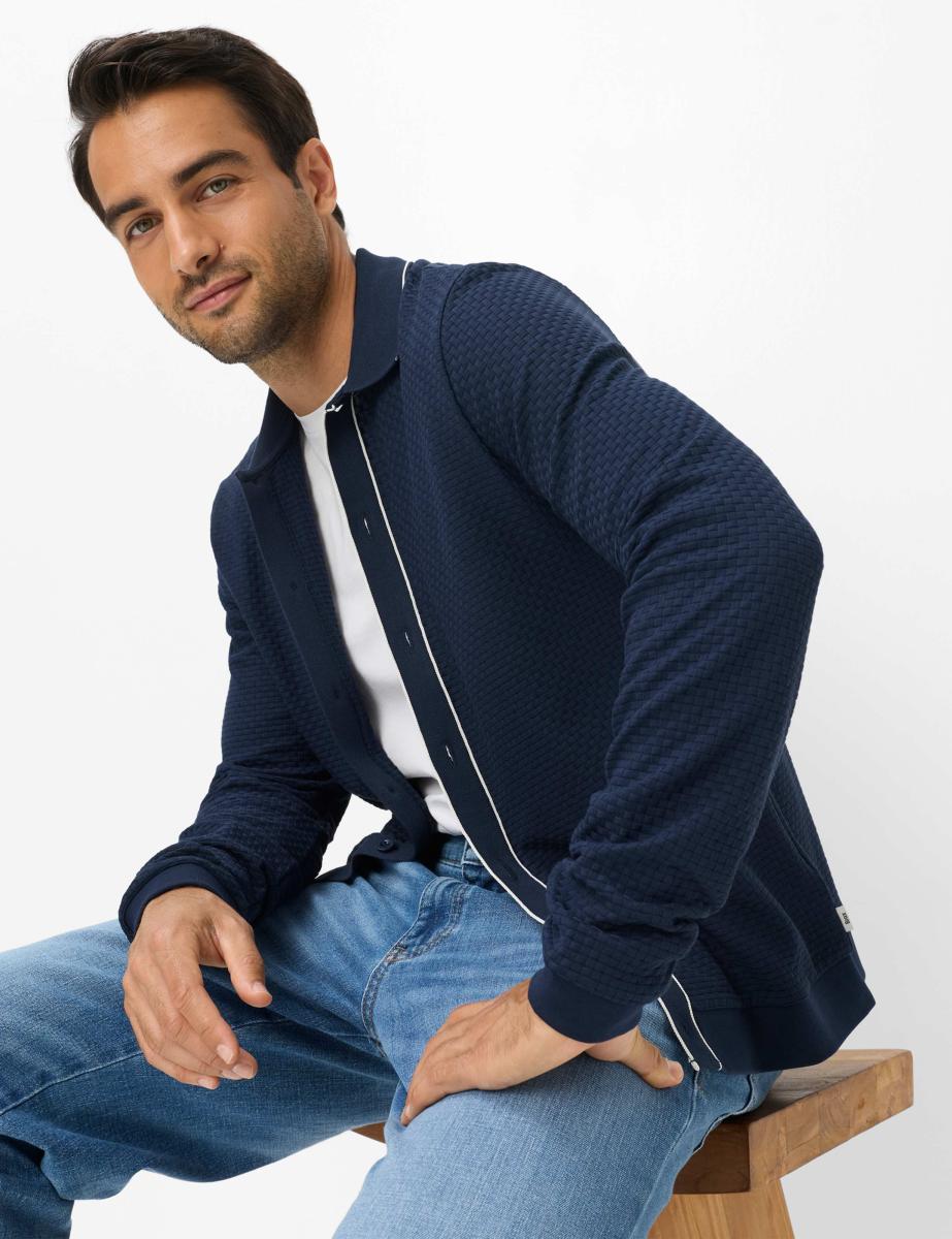 Herren Strickpolo Style Paris
