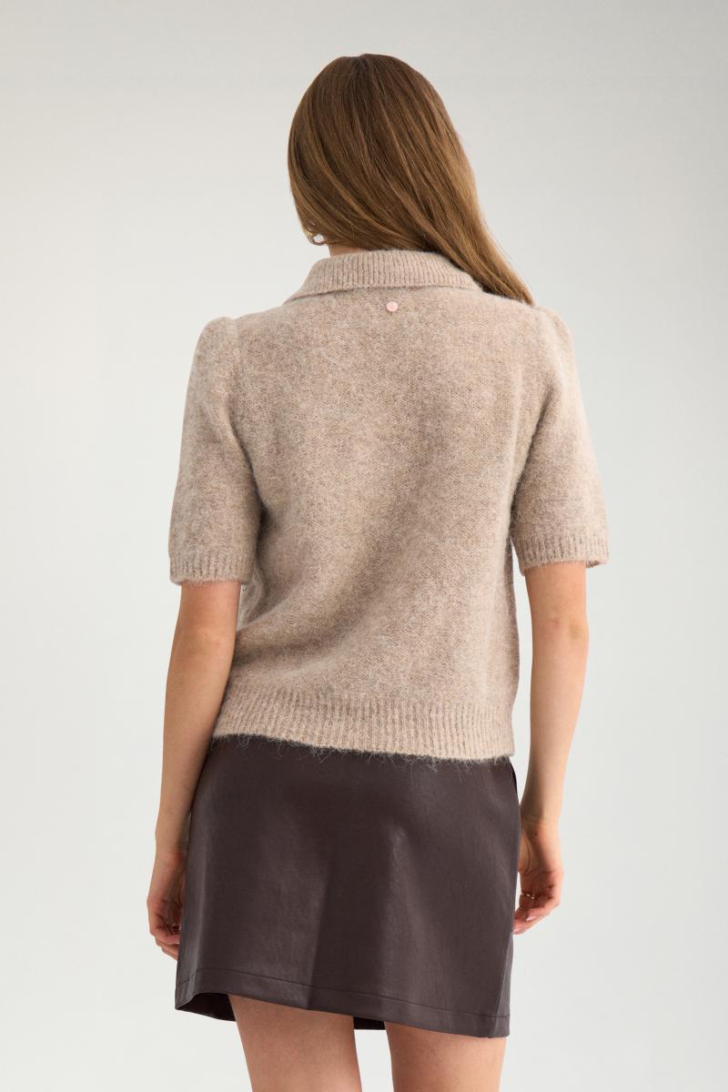 Damen Kurzarm-Strickjacke Nusalia