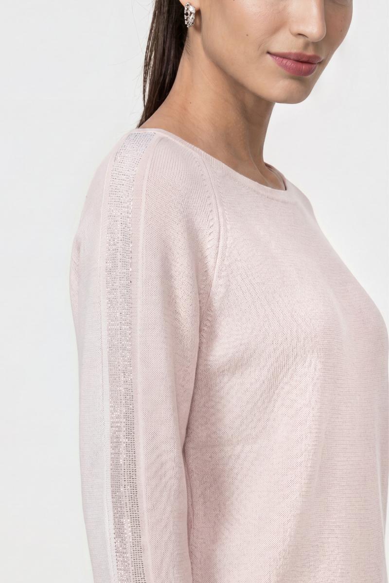 Damen Strickpullover Mit Schmuckakzenten