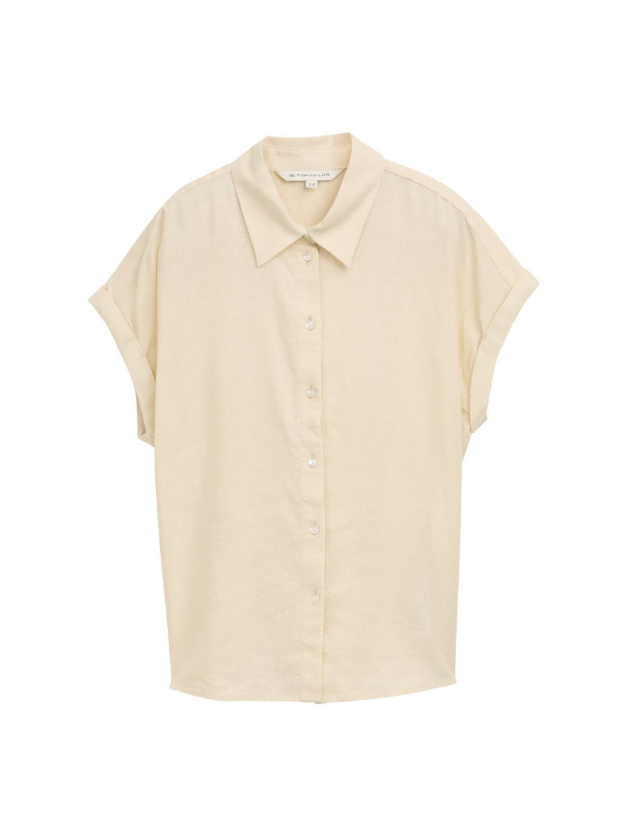 Leinenbluse Loose Fit