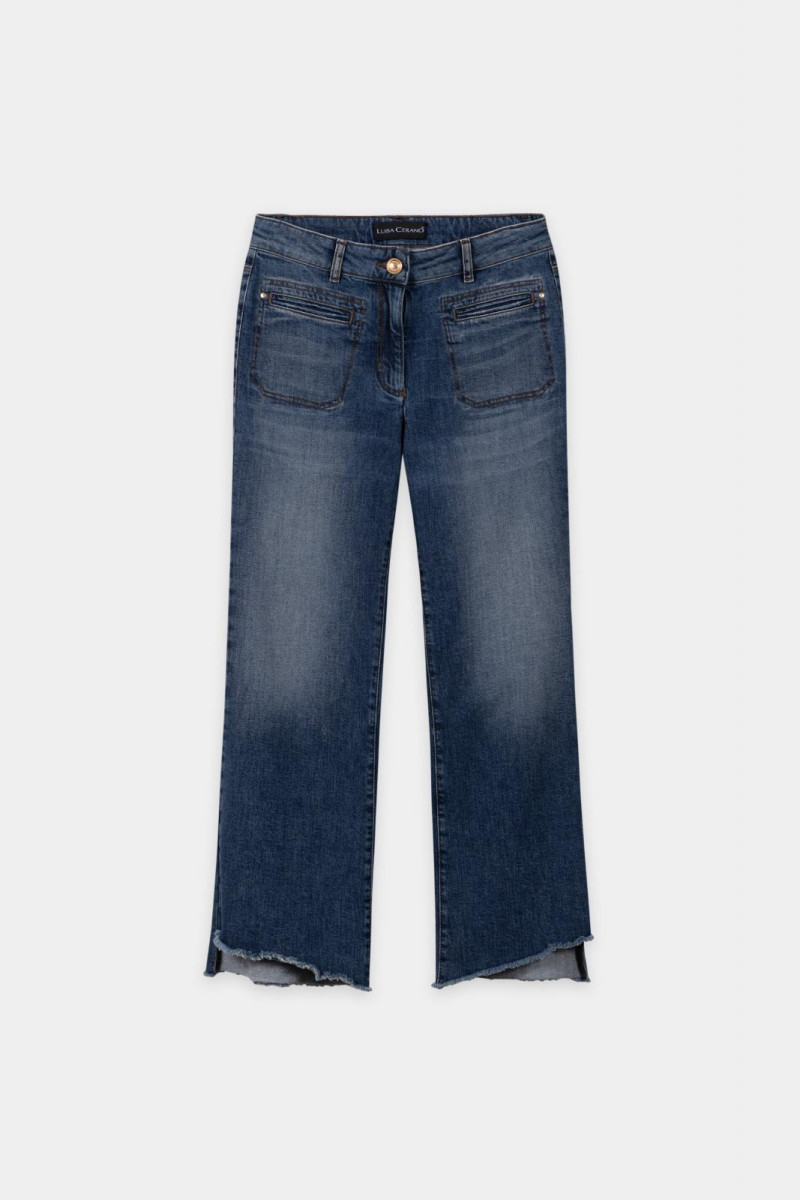 Damen Babyflare-Stretch-Denim