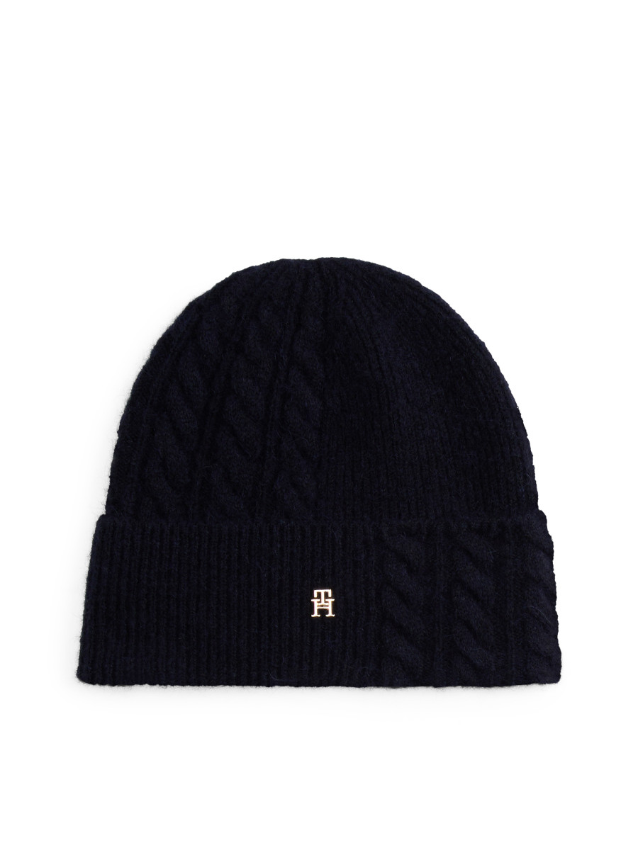 Damen Beanie Woll-Mix