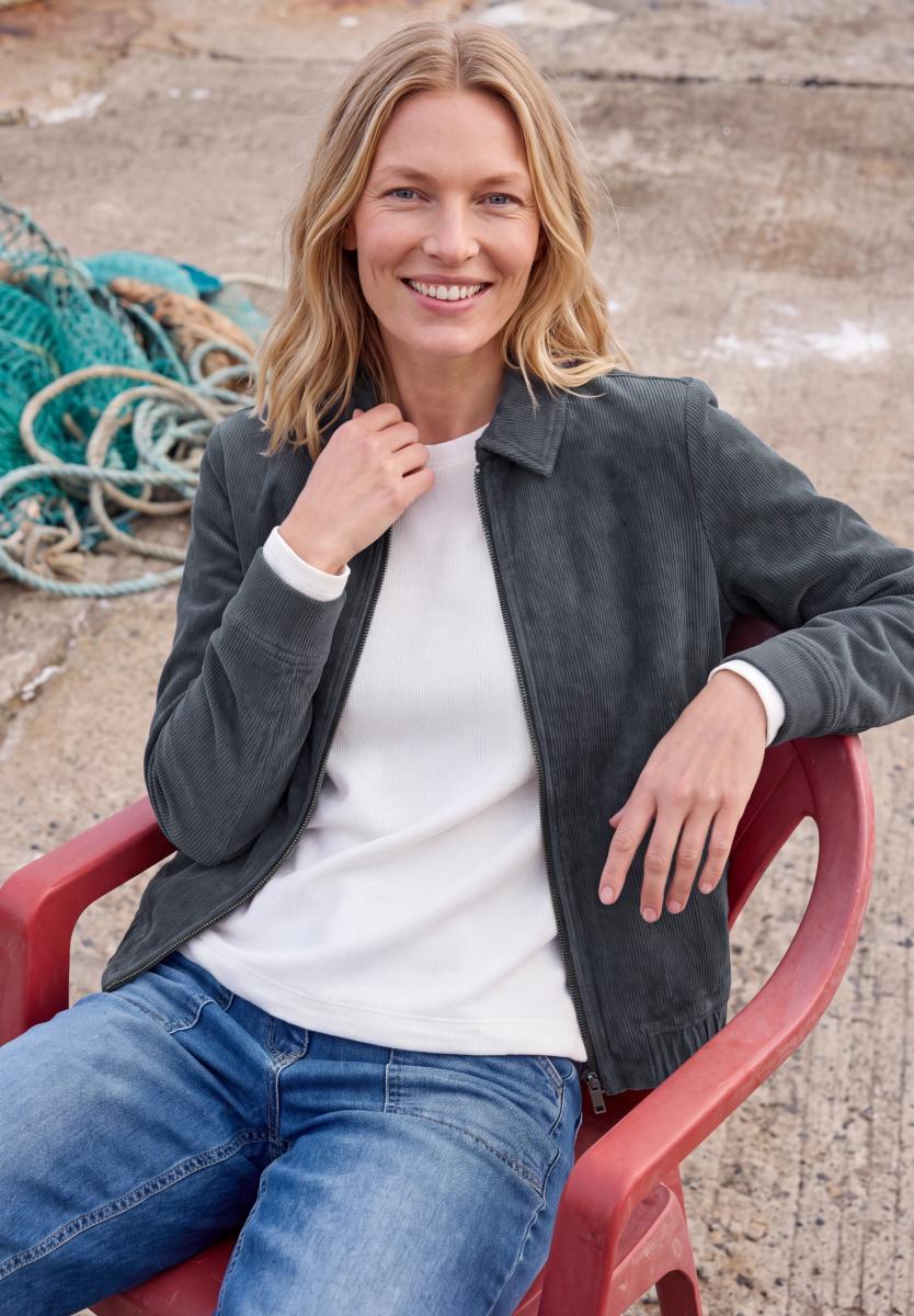 Damen Cord-Blouson