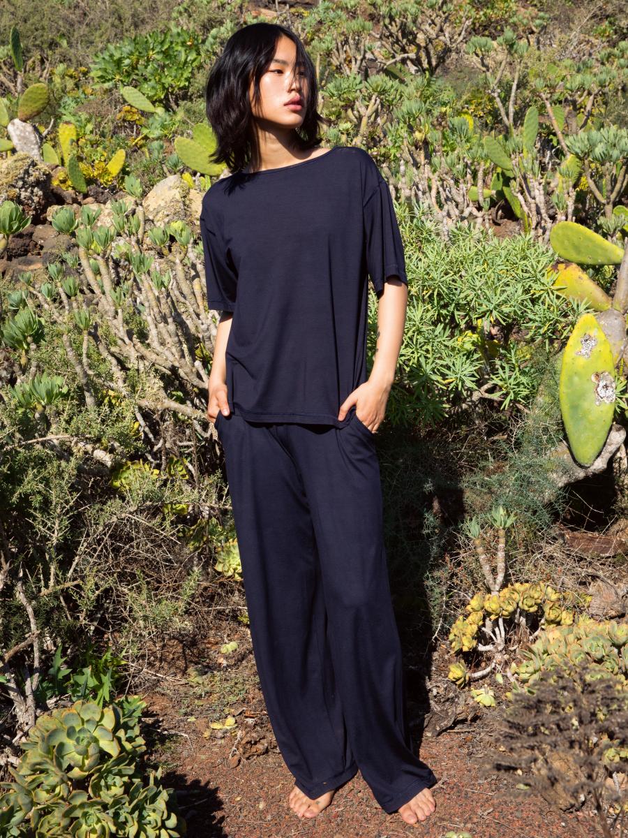 Damen Pyjamahose