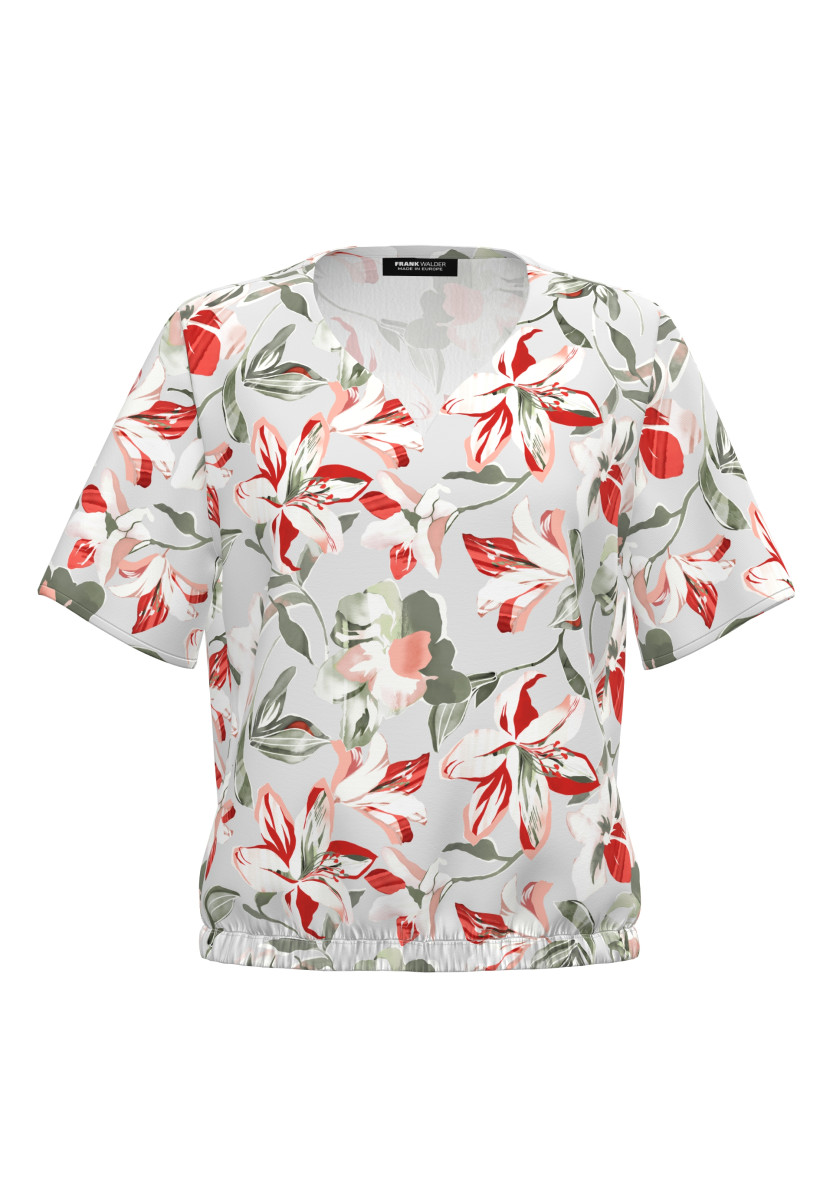 Viskose-Bluse mit schmeichelnder Silhouette