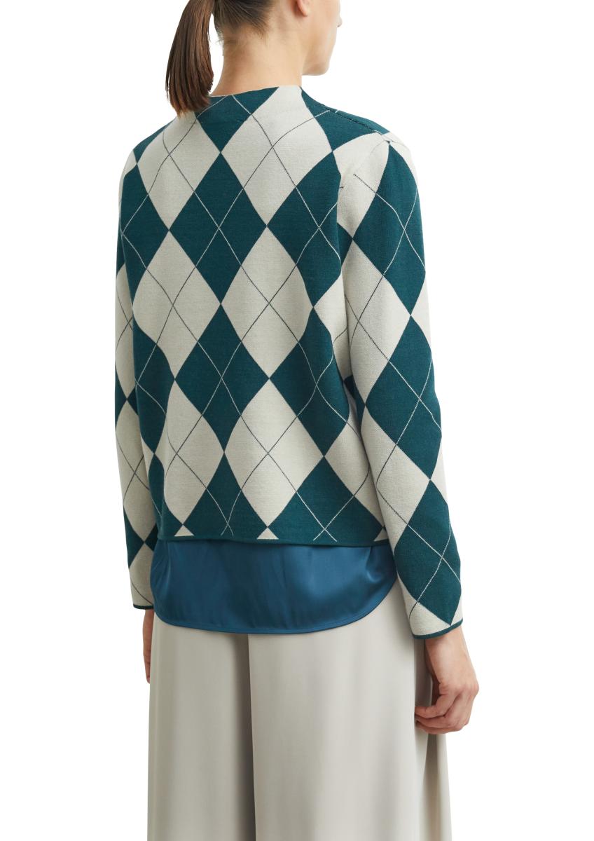 Damen Strickpullover Argyle