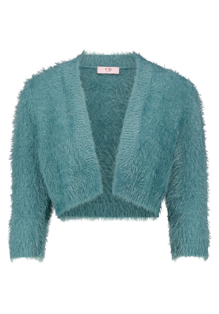 Strickbolero mit Struktur