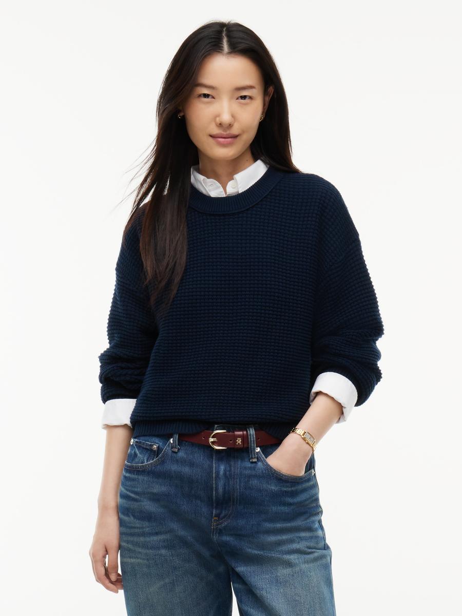 Damen Sweatshirt COTTON WAFFLE
