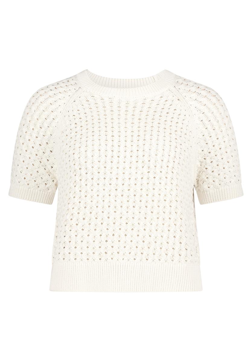 Damen Strickpullover Kurzarm