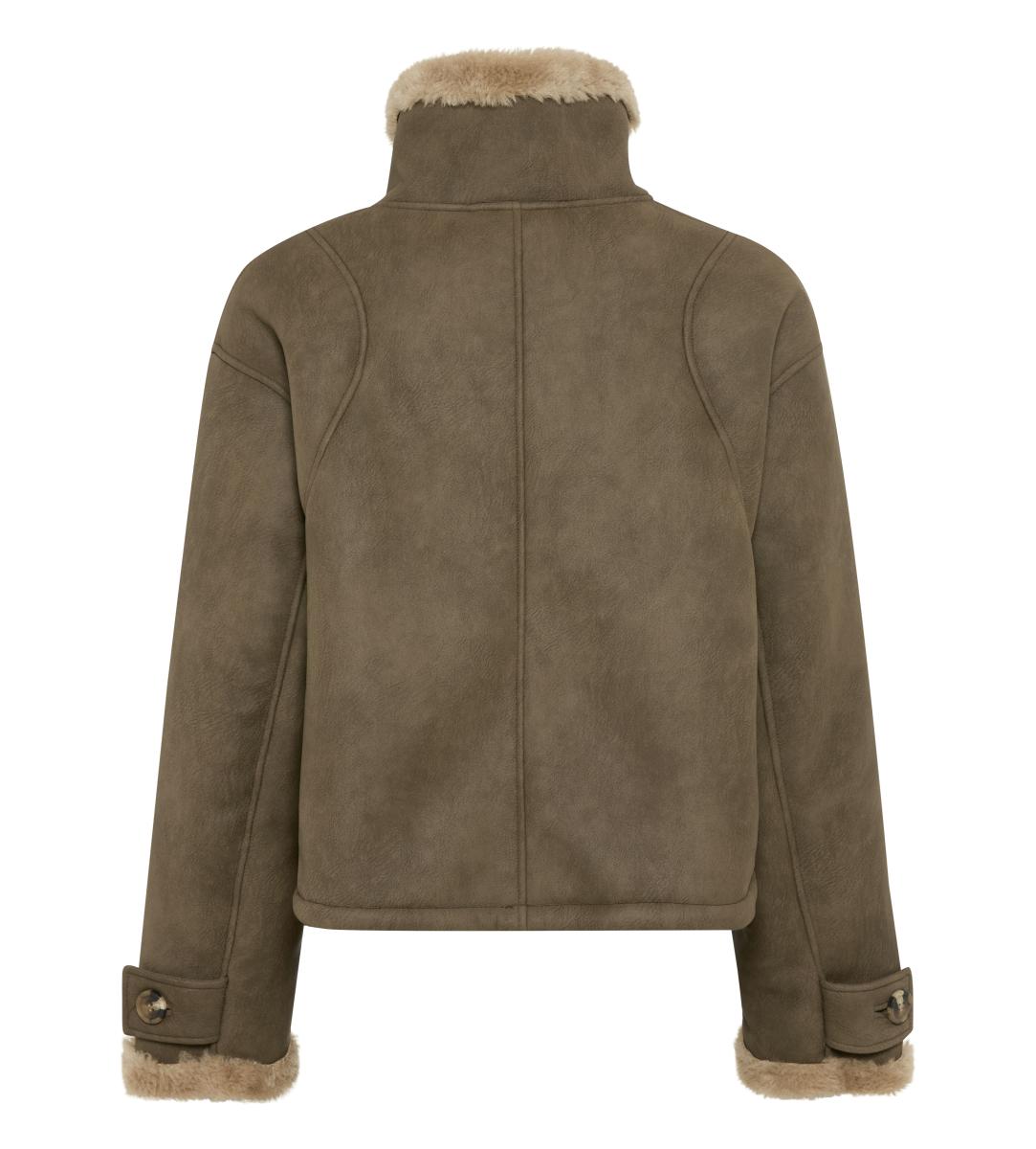 Damen Webpelzjacke